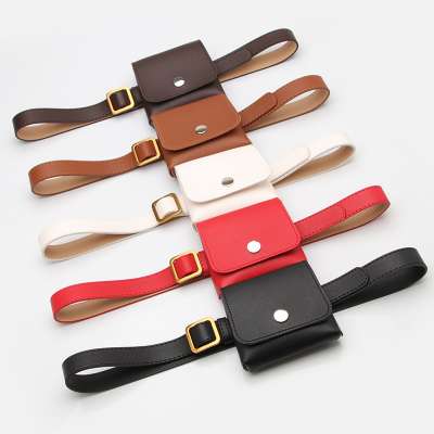 Cross-border hot style belt bag women's belt bag ladies decorative thin belt Waist Bag