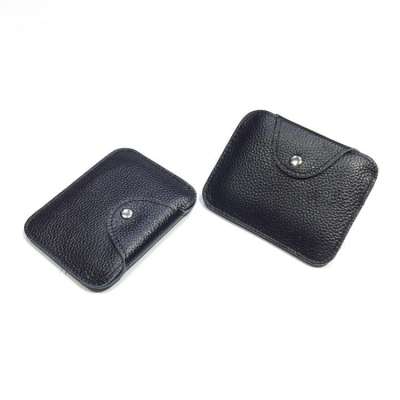 Short wallet men and women leather card bag coin purse leather wallet ID bag card holder 2020