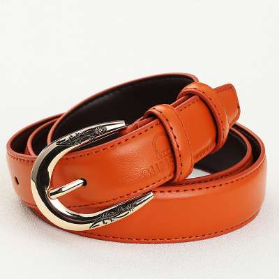 China factory wholesale women's belt leather pin buckle belt women's leather casual fashion women belts