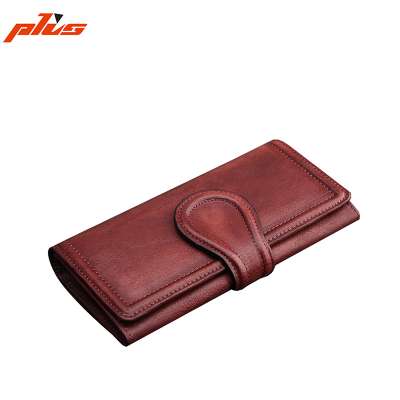 2016 New Fashion Genuine Leather Lady Money Bag Wallet